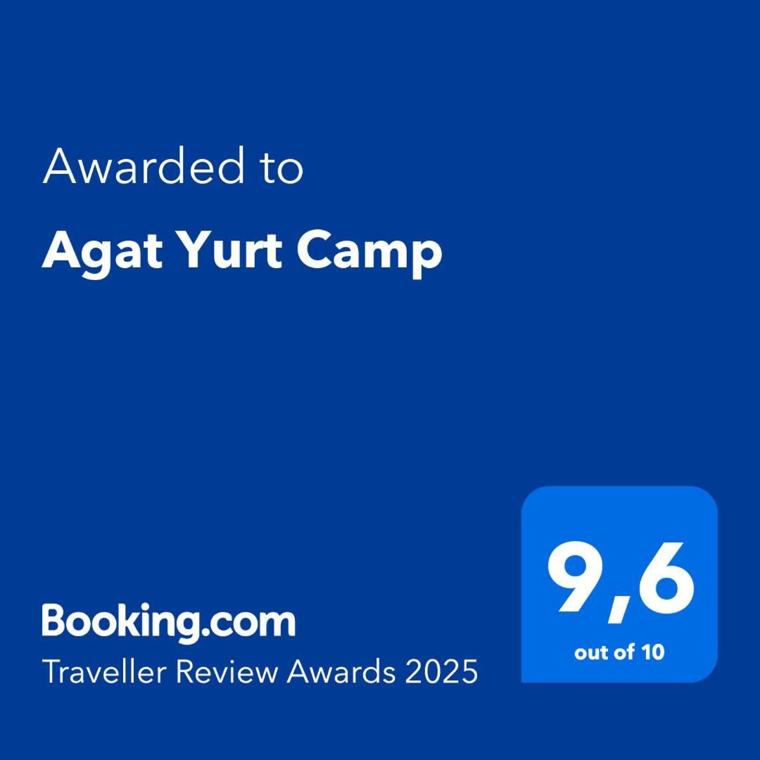 Agat Yurt Camp Bed & Breakfast Kaji-Say Eksteriør bilde
